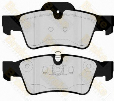 BRAKE ENGINEERING pa1676 -  Комплект тормозных колодок, дисковый тормоз